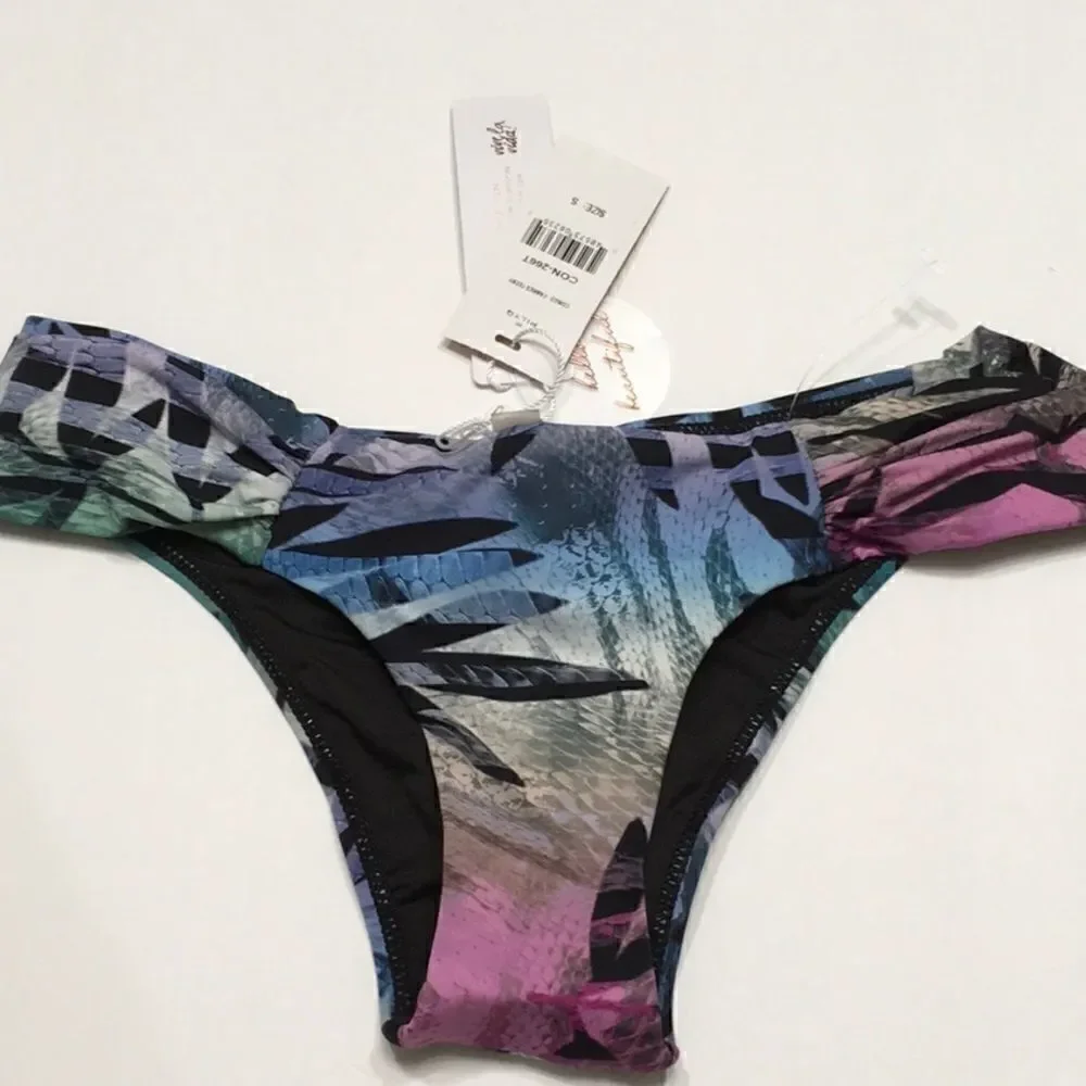 PILYQ Congo Fanned teeny bikini. NWT